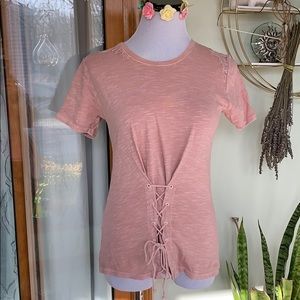 Lucky brand corset style t-shirt